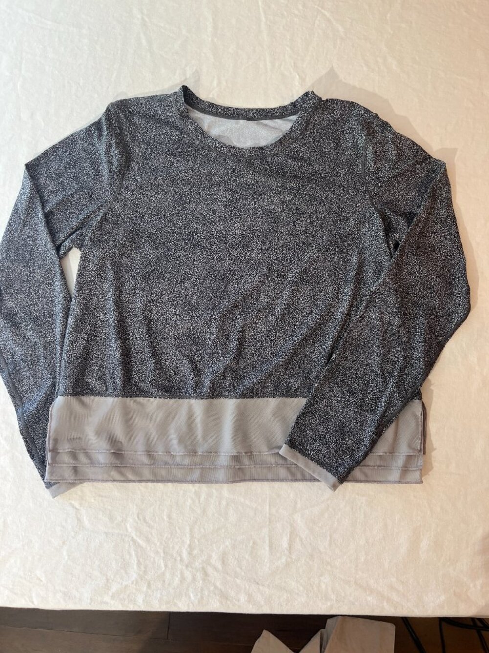 Lululemon Sole Training Ruffle Hem Shirt Womens